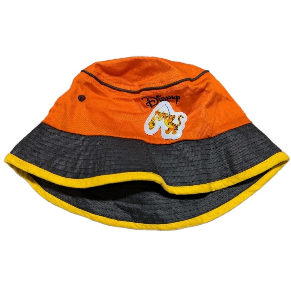 Disney Tigger Bucket Hat Orange 100% Cotton‎ Winnie The Pooh
